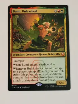 Bumi, Unleashed Avatar The Last Airbender Regular Mythic TLA 211 mtg NM/M - Image 1