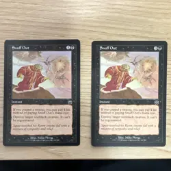 Magic: the Gathering / MtG Snuff Out x2 Black Instant 162/360 Mike Ploog 1999 - Image 1
