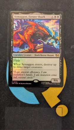Armaggon, Future Shark Foil Rare TMT 058 Teenage Mutant Ninja Turtles MTG - Image 1