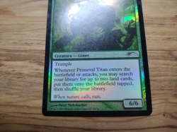 Primeval Titan - Foil - Grand Prix Promo English Pro Tour MTG Moderate Play - Image 3