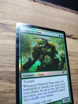 Primeval Titan - Foil - Grand Prix Promo English Pro Tour MTG Moderate Play - Image 4