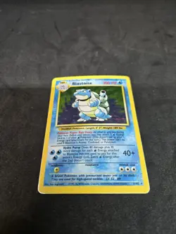 1999 Pokemon Base Set Blastoise Holo 2/102 – 100 HP – Played (Scratches) - Image 2