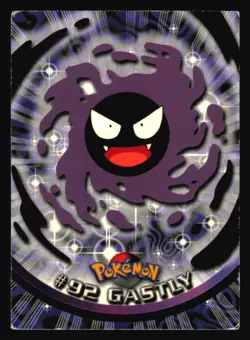 Gastly #92 Pokemon 2000 Topps TV - Image 1
