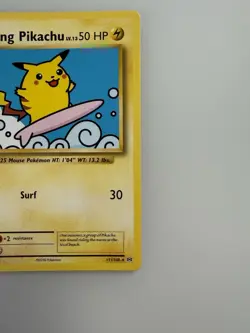 Pokemon Surfing Pikachu Evolutions Secret Rare 111/108 has a little bit of ware - Image 3