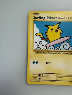 Pokemon Surfing Pikachu Evolutions Secret Rare 111/108 has a little bit of ware - Image 5