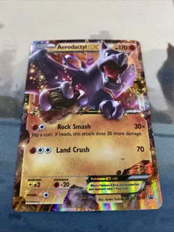 Pokemon Aerodactyl EX XY97 Black Star Promos Full Art Holo MP/LP - Image 2