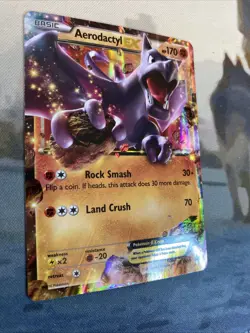 Pokemon Aerodactyl EX XY97 Black Star Promos Full Art Holo MP/LP - Image 3