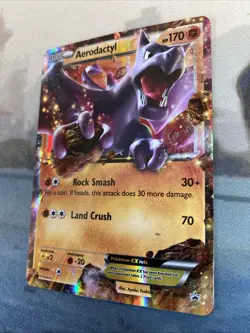 Pokemon Aerodactyl EX XY97 Black Star Promos Full Art Holo MP/LP - Image 4