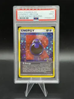 Pokemon R Energy #95 PSA 9 EX Team Rocket Returns Stamped Reverse Holo N34 - Image 1