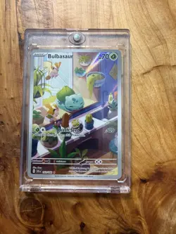 Pokemon TCG Bulbasaur Stellar Crown 143/142 Illustration Holo - Image 1