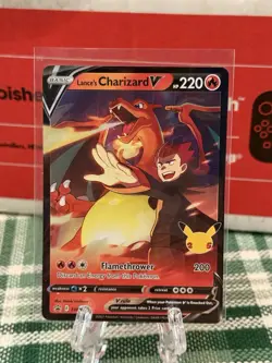 Lance's Charizard V SWSH133 Pokemon SWSH Black Star Promo Near Mint - Image 1