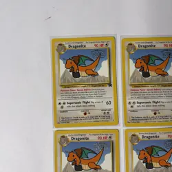 Lot Of 6 1999 Pokemon Dragonite WB First Movie Black Star Promo BSP #5 - Image 2