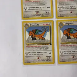 Lot Of 6 1999 Pokemon Dragonite WB First Movie Black Star Promo BSP #5 - Image 3