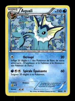 Carte Pokemon Aquali Holo BW89/ Promo BW Francais - Image 1