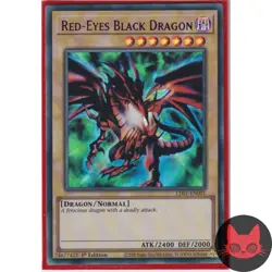 Yugioh Red-Eyes Black Dragon LDS1-EN001 Red Ultra Rare 1st Edition NM - Image 1