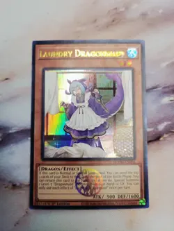 MISPRINT Yu-Gi-Oh BLMM-EN056 Laundry Dragonmaid Emblazoned Ultra 1st Edition NM - Image 1