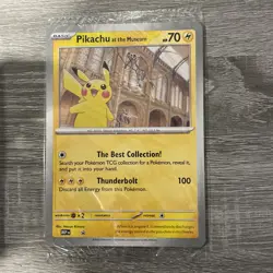 Pokemon TCG Promo Oversized Card - Pikachu at the Museum (Sealed) - UK - Image 1