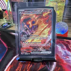 Pokemon TCG Team Rockets Moltres EX Card 229/182 Destined Rivals SIR - Image 1