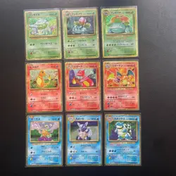 Pokemon Card Game Classic Charizard Blastoise Venusaur Only 9 cards Jpaan - Image 1
