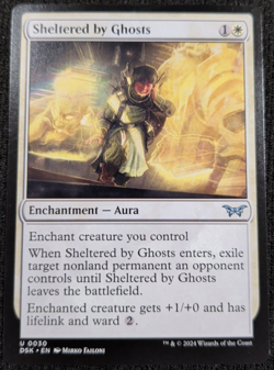 Sheltered by Ghosts *Non-Foil* DSK 30 NM - Image 1