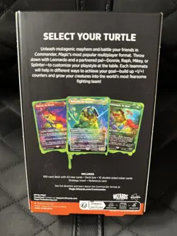 MTG Teenage Mutant Ninja Turtles Turtle Power Commander Deck TMNT New & Sealed - Image 4