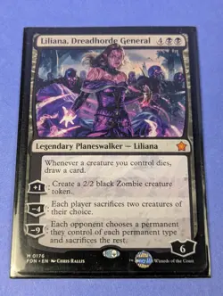 MTG Magic: Foundations: Liliana, Dreadhorde General #0176 Mythic - NM - Image 1