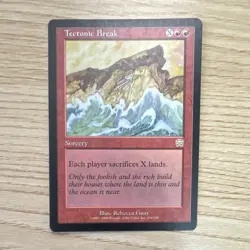 Tectonic Break - Mercadian Masques - Rare Regular Sorcery MTG Rebecca Guay - Image 1