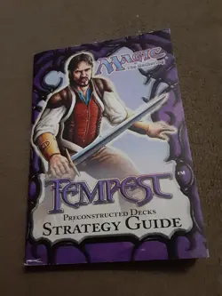 Magic The Gathering 1997 Tempest Strategy Guide Mtg Book Manual Booklet Pamphlet - Image 1