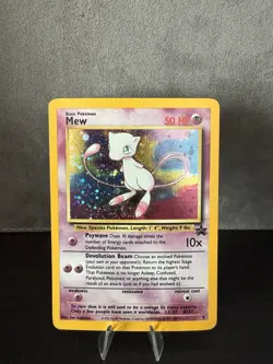 Pokemon TCG 2000 Mew Promo #151 Holo WOTC Promo Black Star - Image 1