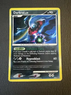 2009 Darkrai - DP52 Promo - Pokemon Diamond & Pearl Promo Holo -LP - Image 3