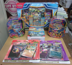 POKEMON ASCENDED (2) TECH + (2) CHARIZARD TINS + SURGING BUNDLE + KANGASKHAN - Image 1