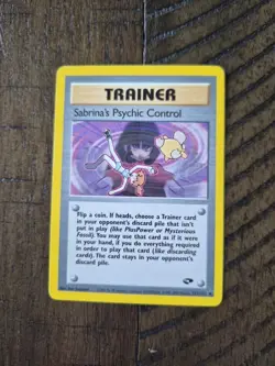 Pokemon TCG Trainer Card Sabrina’s Psychic Control 121/132 - Image 1