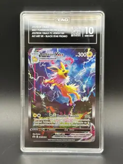 Jolteon⚡Vmax SWSH184 • Black Star Promo Pokemon TAG 10 - Image 1