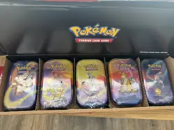 Pokemon TCG: Kanto Power Mini Tin 5- Pack Bundle- Brand New & Sealed - Image 1