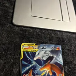 Pokemon TCG Reshiram & Charizard GX 20/214 Tag Team Ultra Rare NM - Image 3