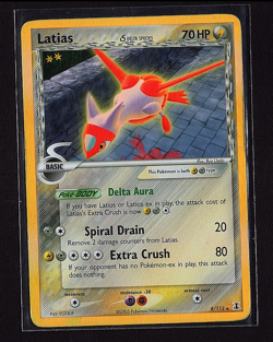 2005 Pokemon EX Delta Species Latias #8/113 Holo Rare Foil - Image 1