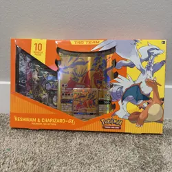 Pokemon Reshiram & Charizard GX Tag Team Premium Collection Box New Sealed - Image 1