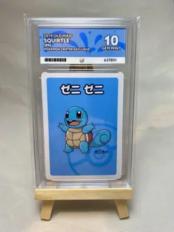 ACE 10 Squirtle Old Maid Pokemon Center Exclusive Ace Label Japanese - Image 1