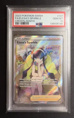 PSA 10 Gem Mint Pokemon Elesa’s Sparkle 147/159 Crown Zenith Full Art - Image 1