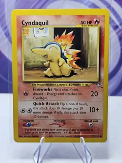 Cyndaquil Pokemon TCG Neo Genesis 57/111 - Image 1