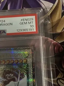 2024 YU-GI-OH! MP24-25TH ANV TIN: DUELING MIRRORS COSMIC BLAZAR DRAGON PSA 10 - Image 4