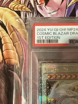 2024 YU-GI-OH! MP24-25TH ANV TIN: DUELING MIRRORS COSMIC BLAZAR DRAGON PSA 10 - Image 5