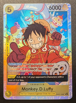 Monkey.D.Luffy OP07-109 - One Piece TCG - SR Super Rare NM English Foil - Image 1