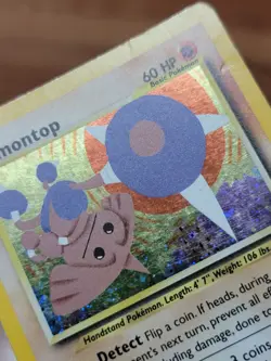 Hitmontop 3/75 Neo Discovery Holo Rare Pokemon Card - MP - Free Shipping - Image 2