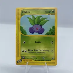 Pokemon TCG Oddish 122/165 2002 Nintendo Regular Basic Grass 50 HP Card - Image 1