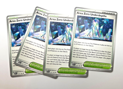 Pokemon Cards 2024 Stellar Crown Playset Area Zero Underdepths 131/142 4x x4 - Image 1