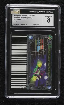 2001 Rumble Robots - Power Cards Invasion Starter Set #273 CGC 8 - Image 1