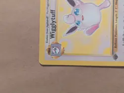 1999 Pokemon WIGGLYTUFF Jungle Set 1ST EDITION Rare NON HOLO Card 32/64 - Image 3