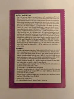 MEOWTH 1998 Black Diamond Promo #52 Pokemon Game Tip Collector Card LP *RARE* - Image 2
