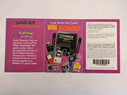 MEOWTH 1998 Black Diamond Promo #52 Pokemon Game Tip Collector Card LP *RARE* - Image 4